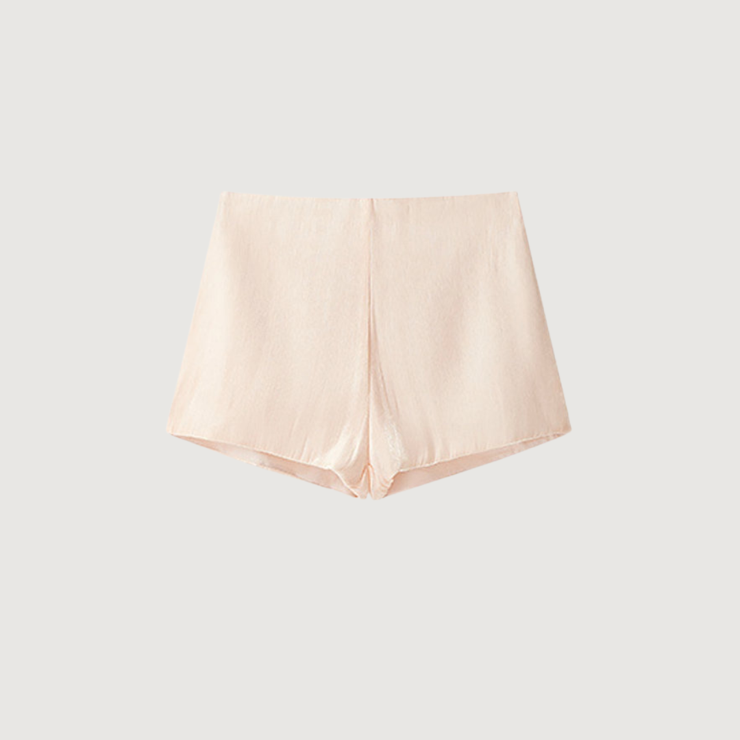 Short Mini Metalizado Blush