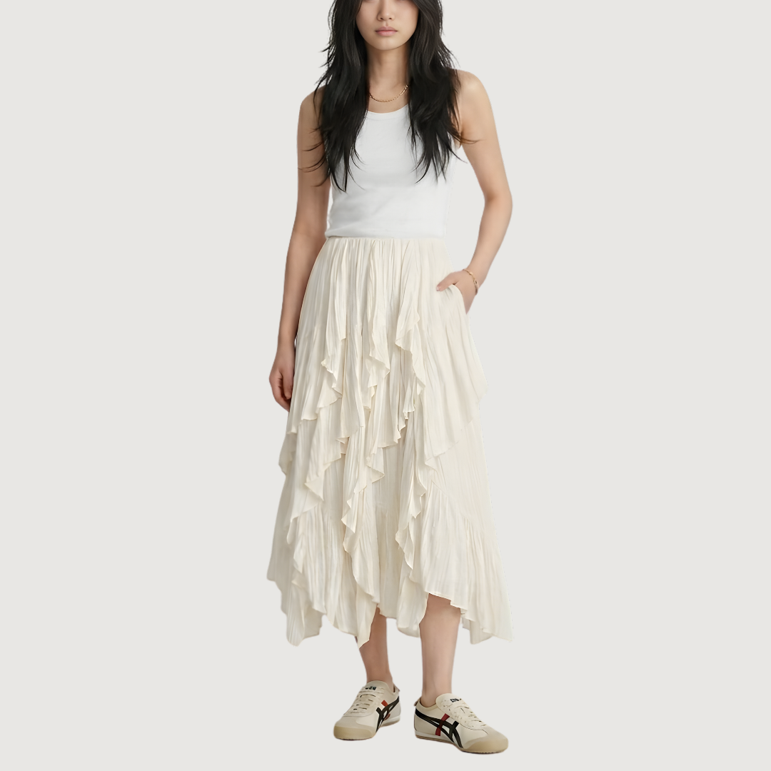 Falda Maxi Vainilla