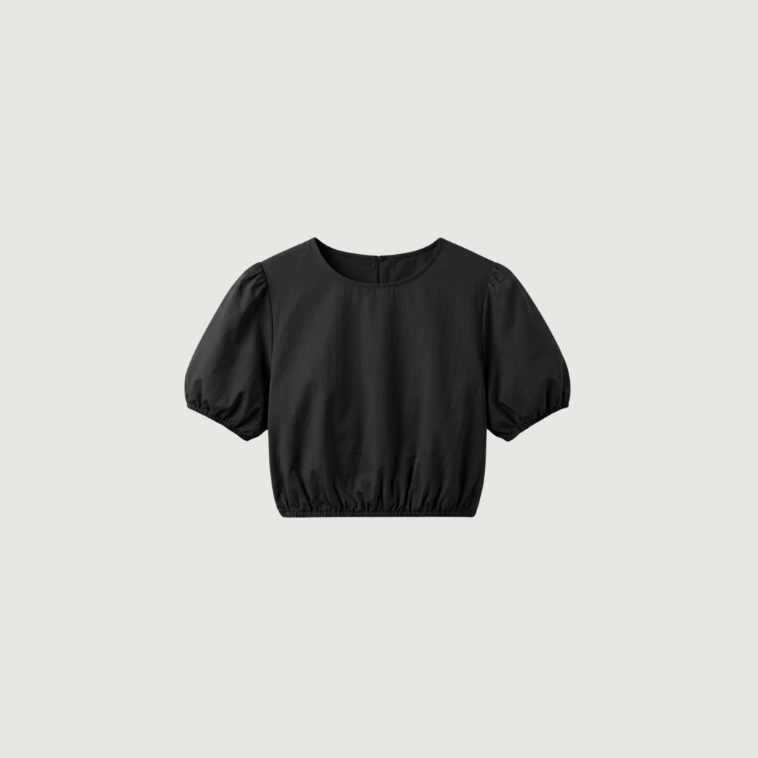 Blusa Noir Balloon