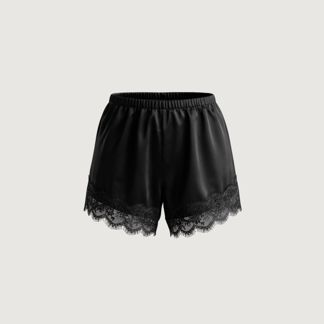 Soft Drape Lace Shorts