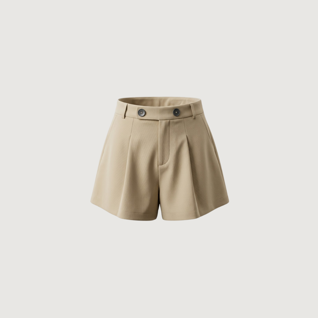 Gabardine Co-Ord Shorts