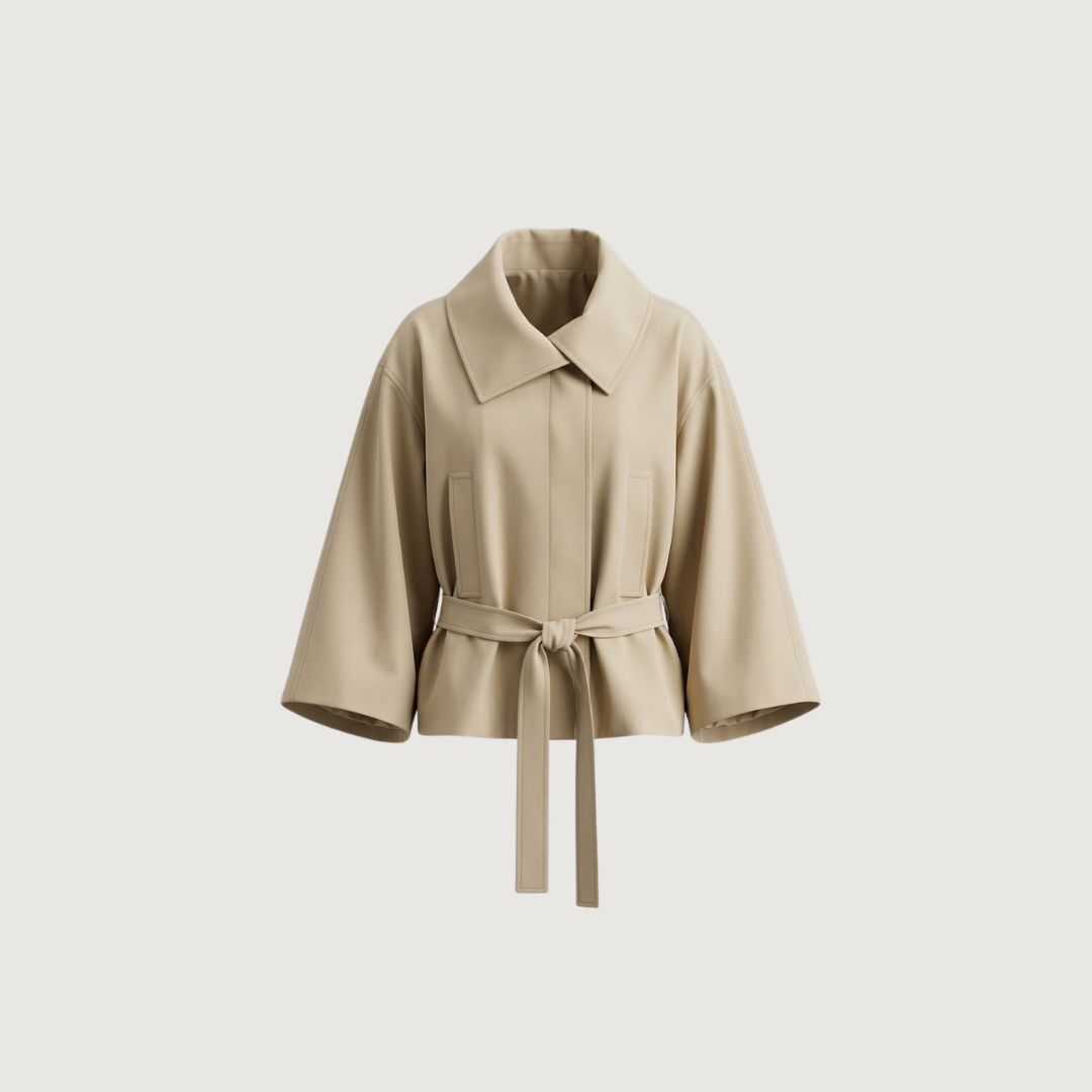 Gabardine Co-Ord Button-Up