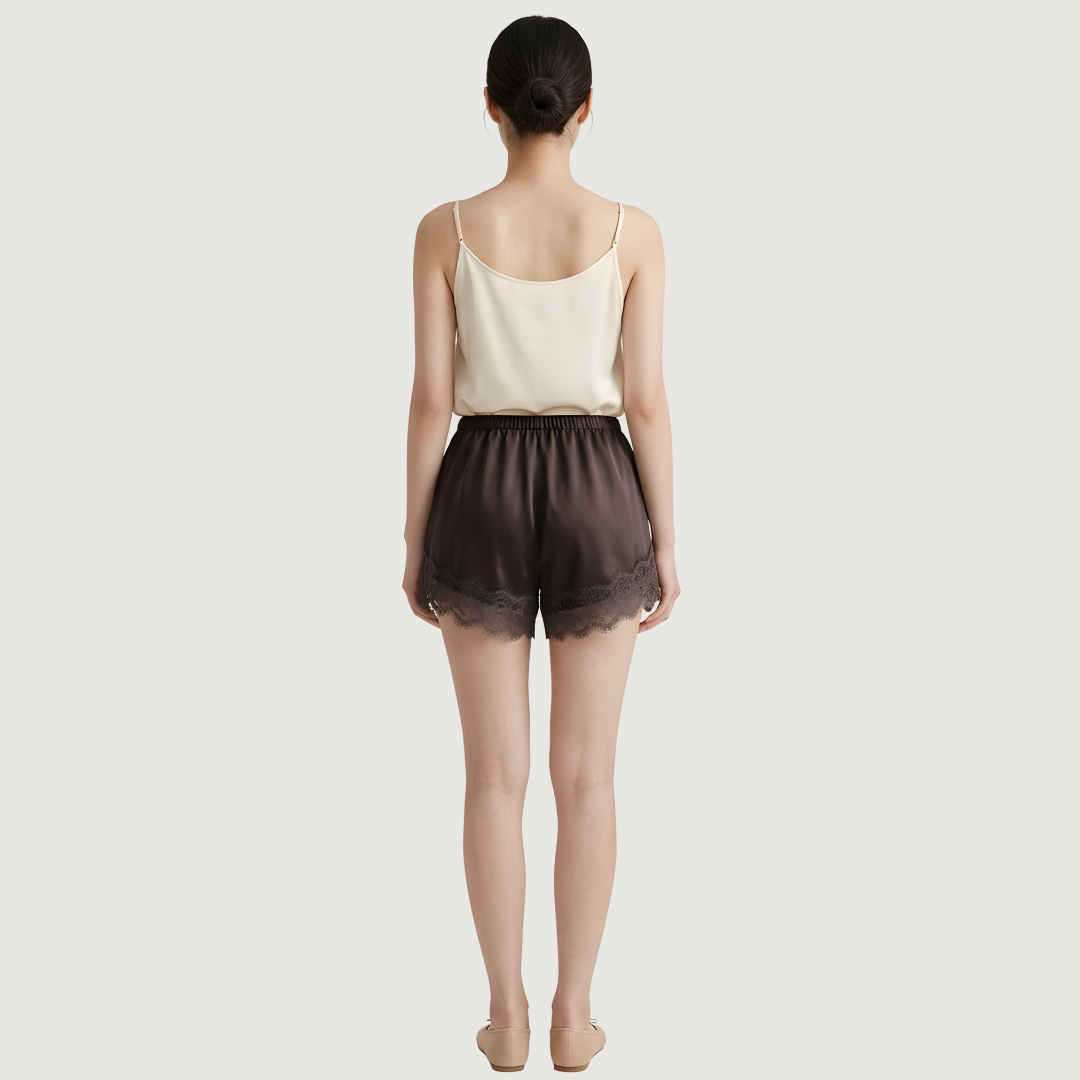 Soft Drape Lace Shorts