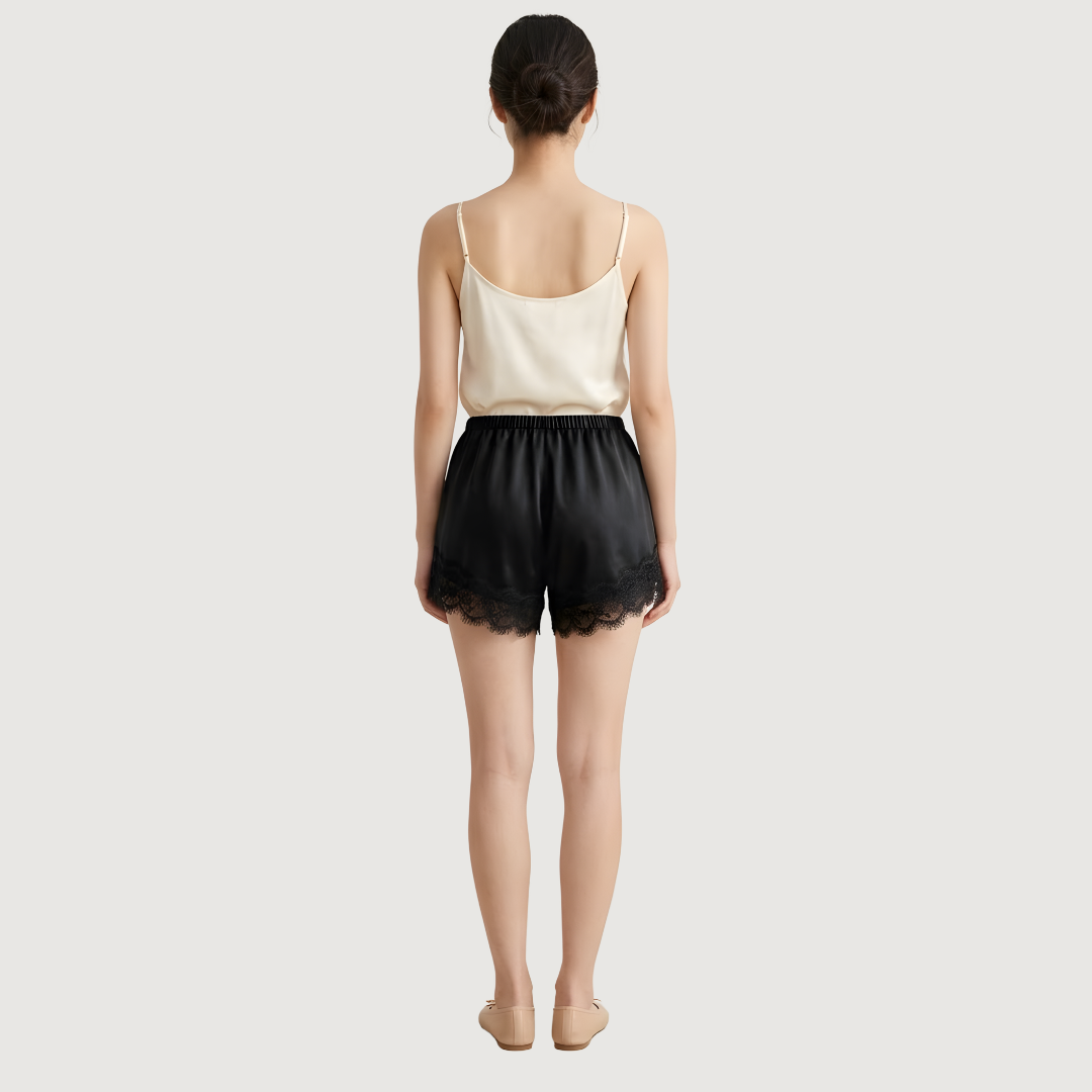 Soft Drape Lace Shorts