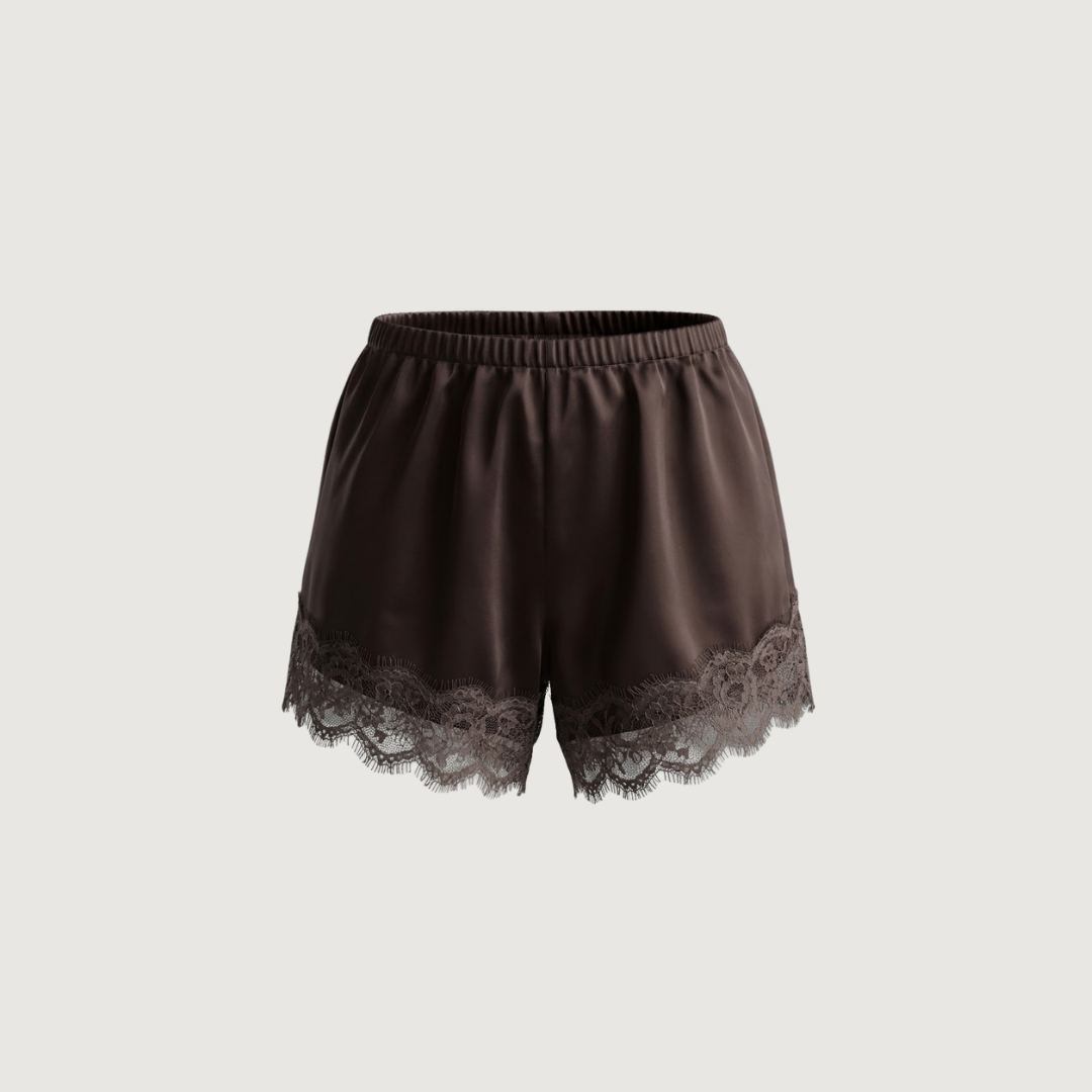 Soft Drape Lace Shorts