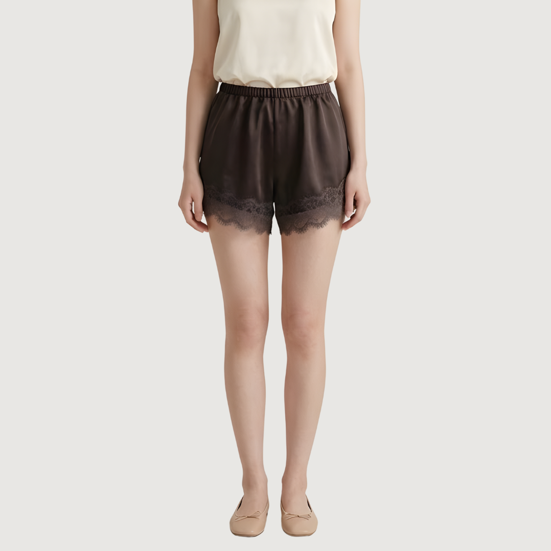 Soft Drape Lace Shorts