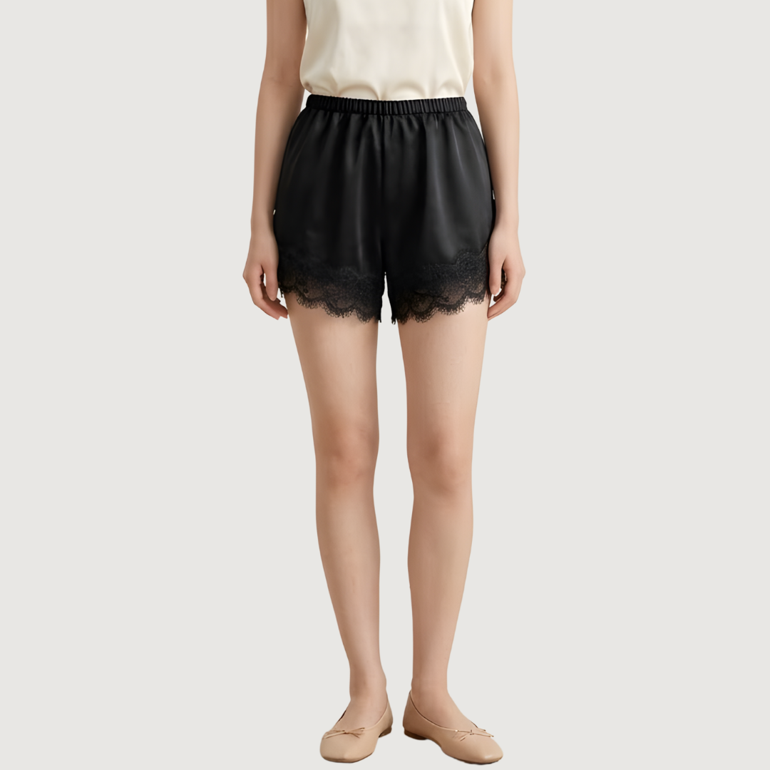 Soft Drape Lace Shorts