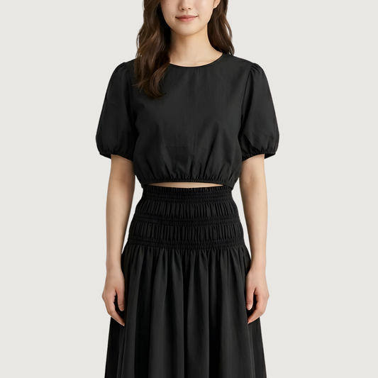 Blusa Noir Balloon