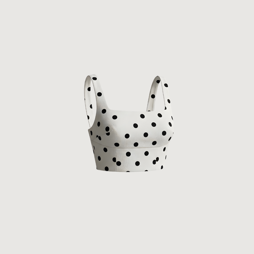 Polka Corset Top