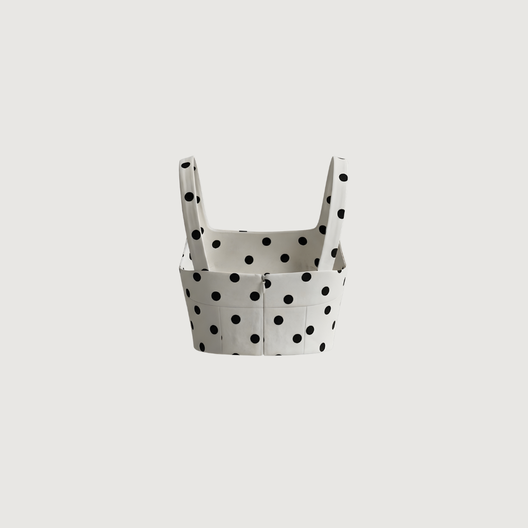 Polka Corset Top