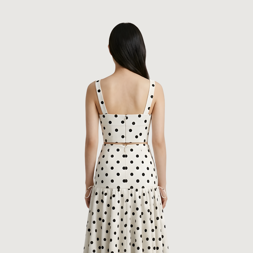 Polka Corset Top