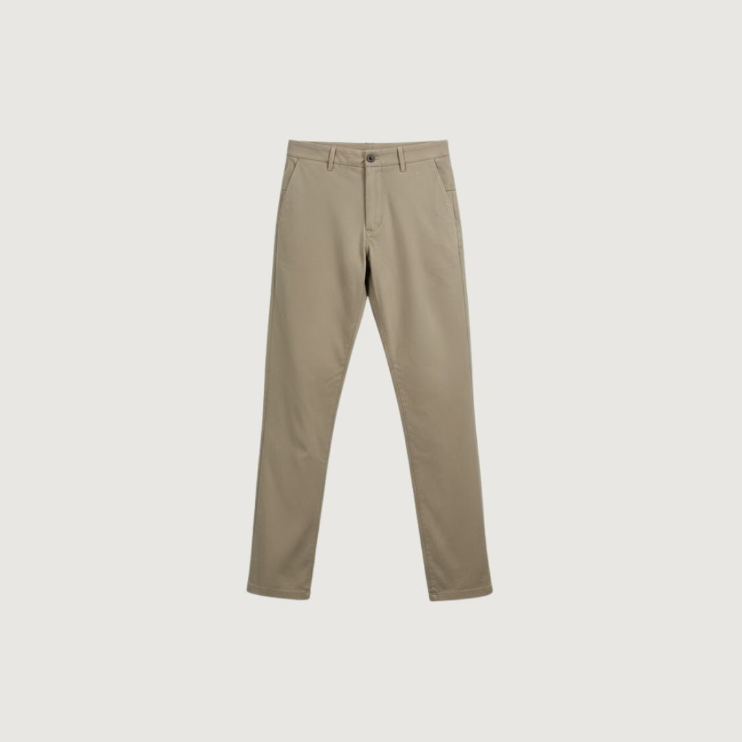 Camel Pleat Trousers - Men Collection