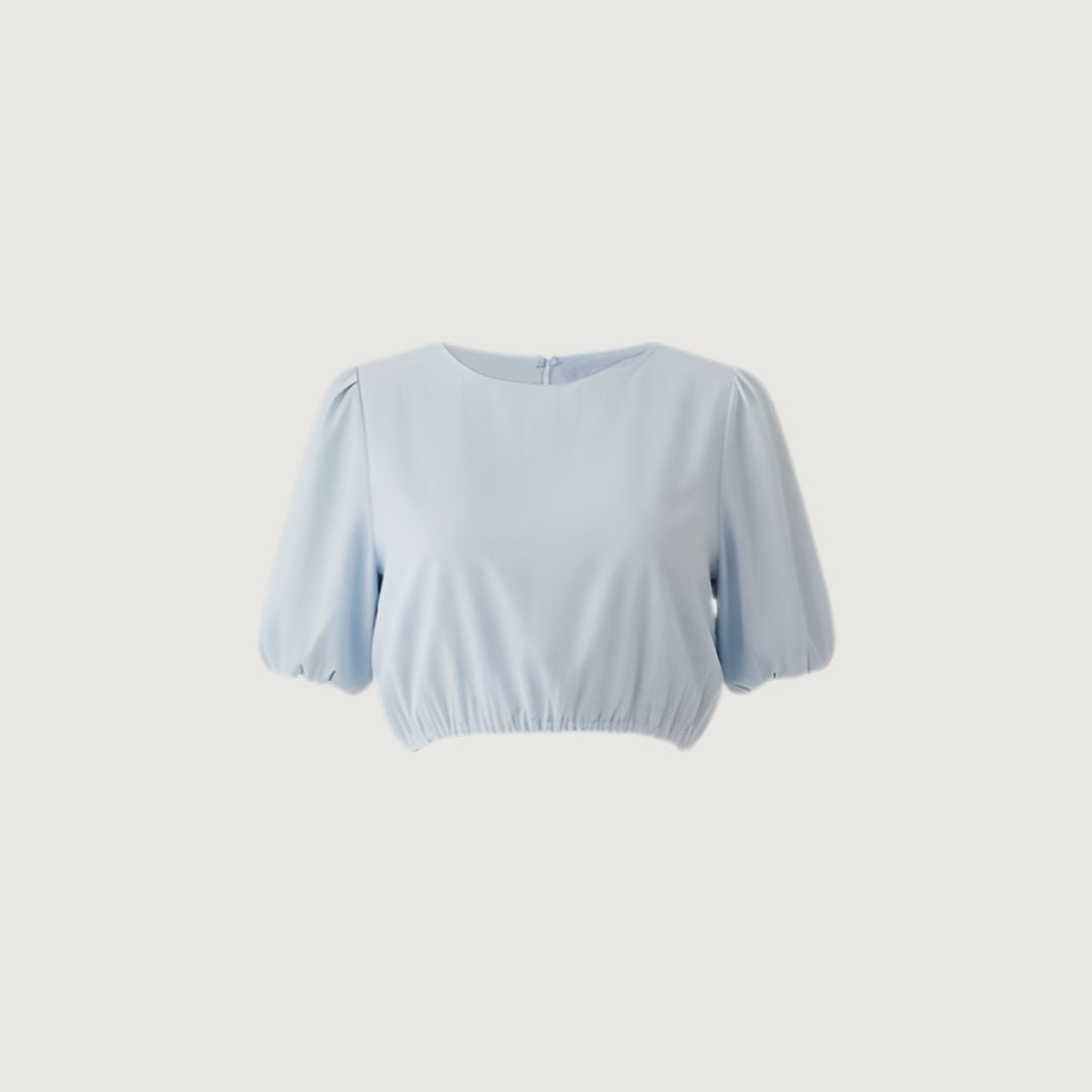 Blusa Blue Mist Balloon