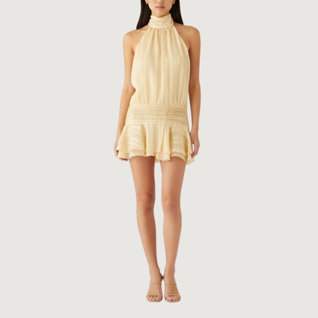 Mini Vestido Backless Soleil