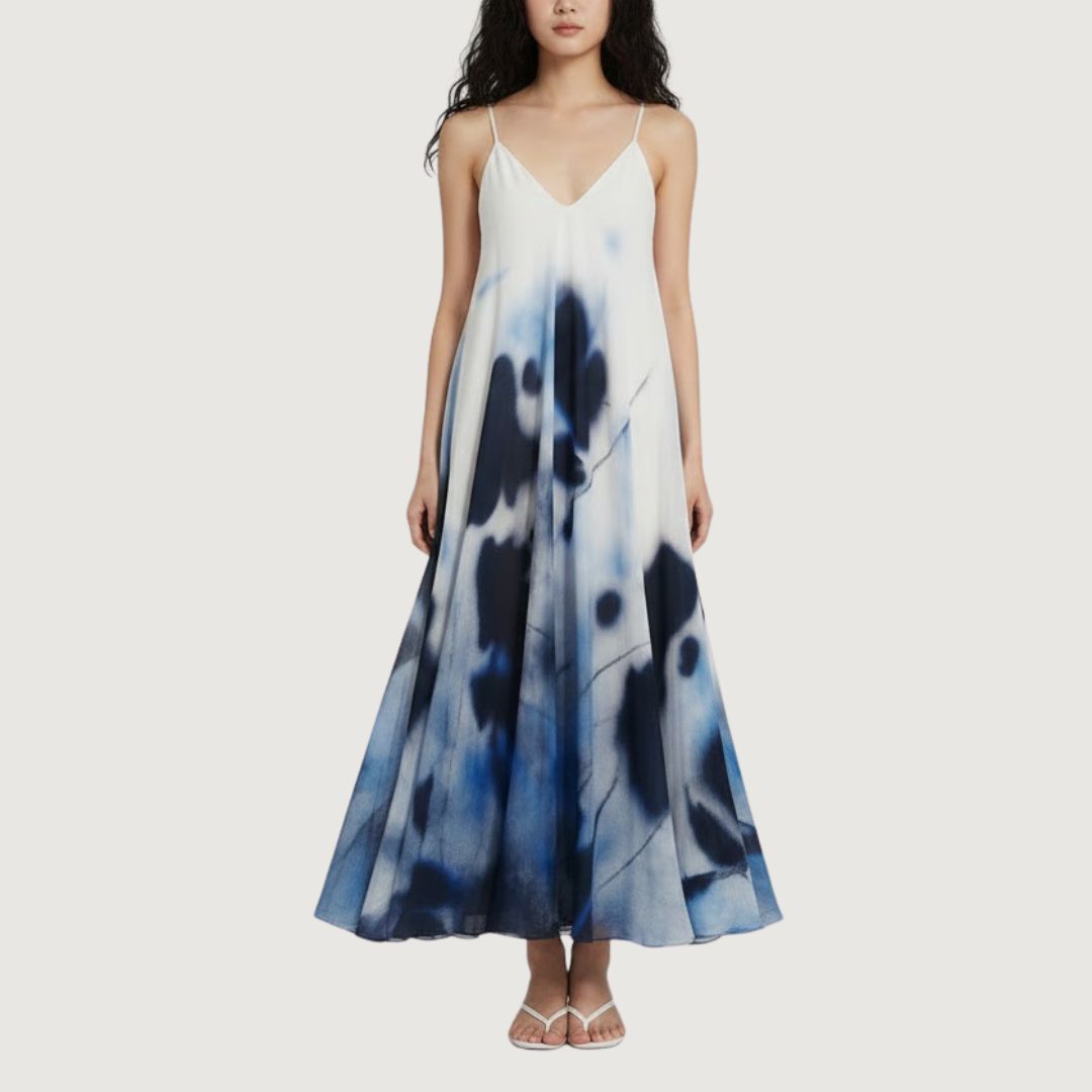 Vestido Tie-Dye Azul