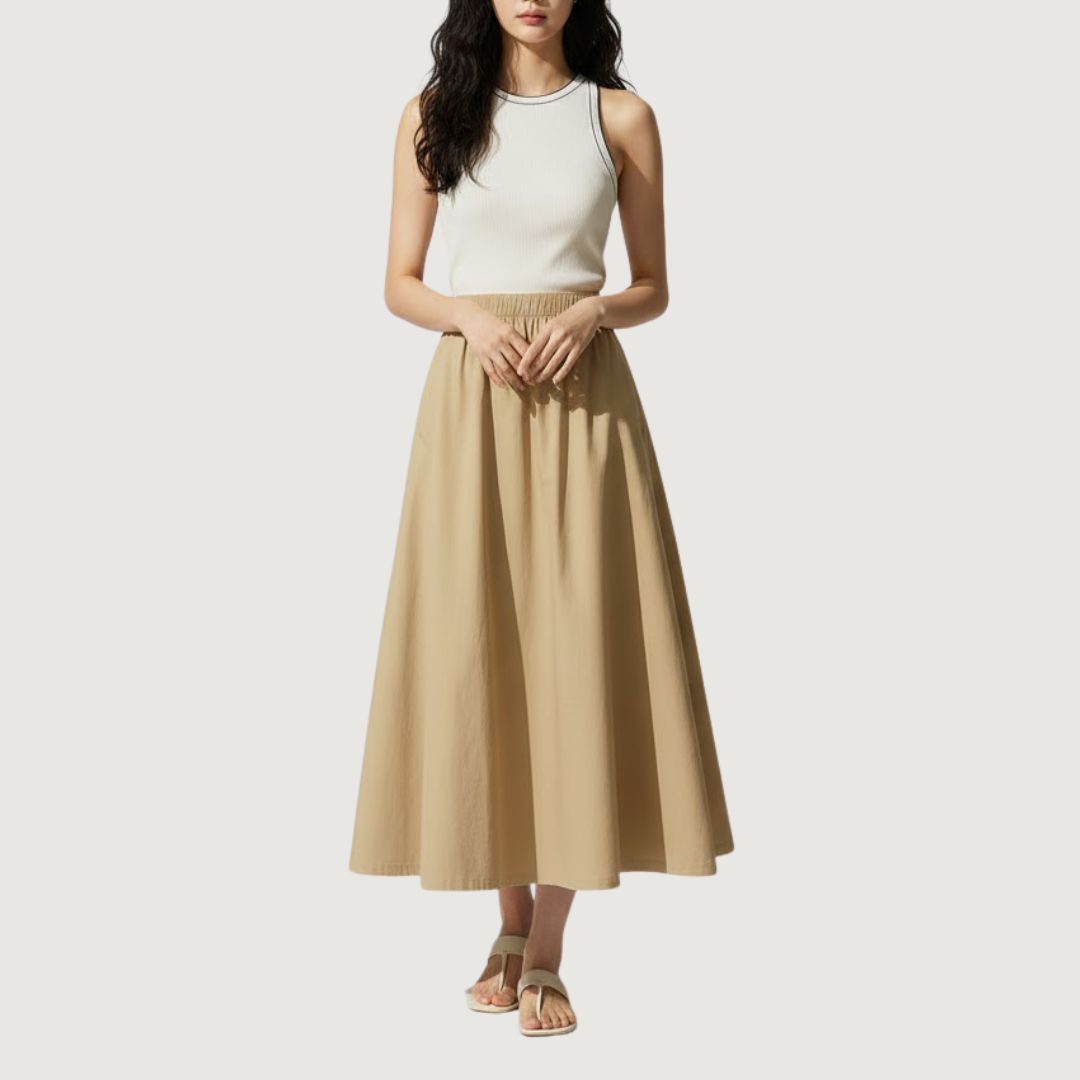Vestido Balloon Latte