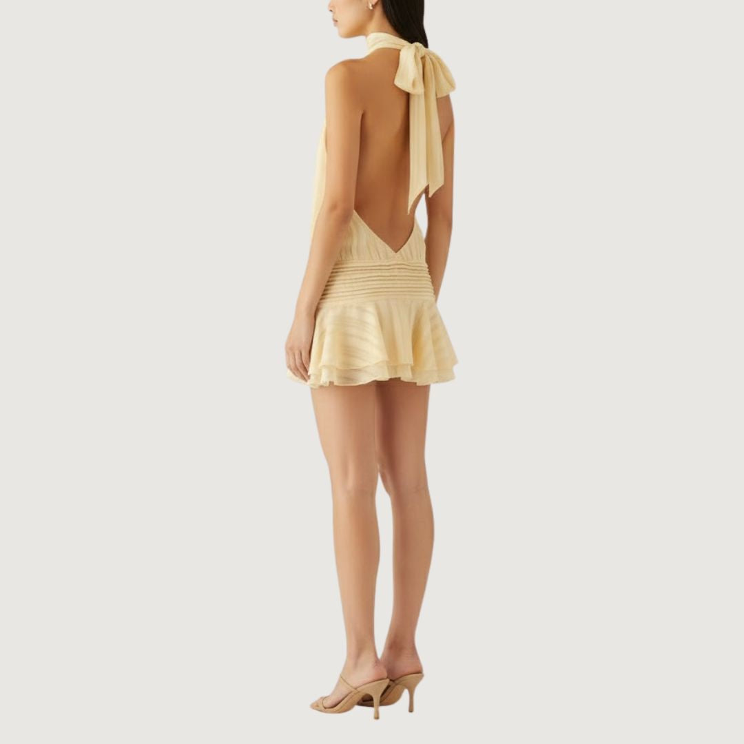 Mini Vestido Backless Soleil