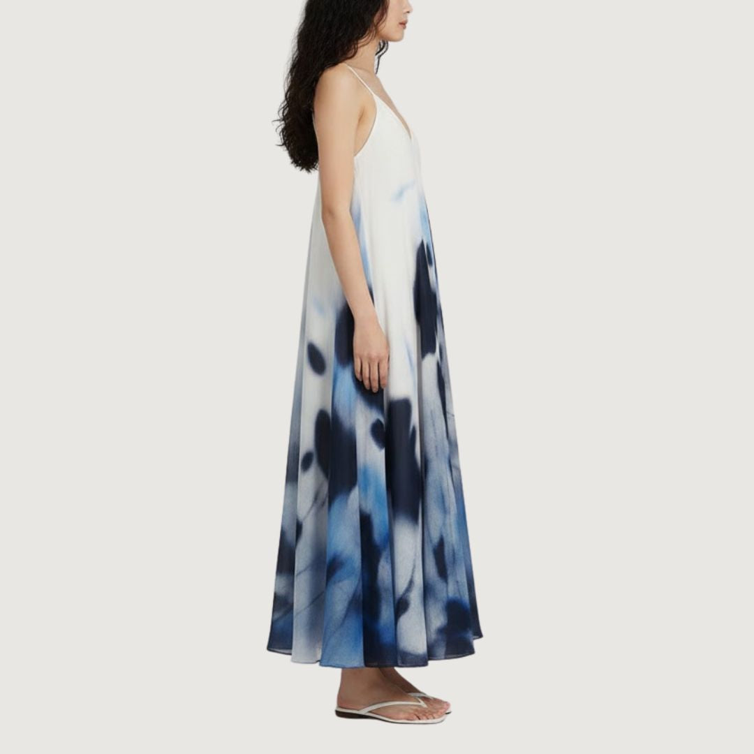 Vestido Tie-Dye Azul