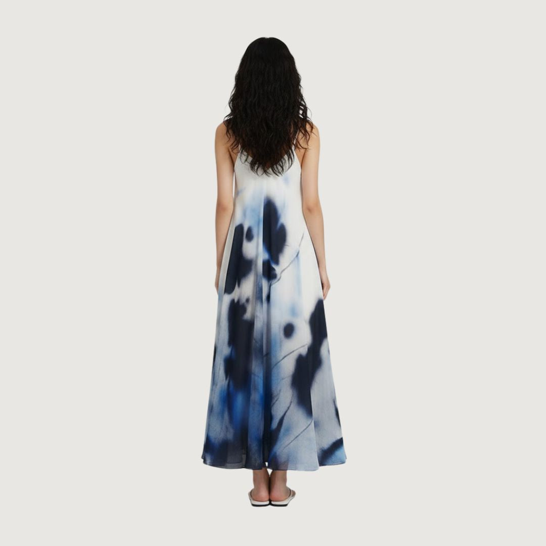 Vestido Tie-Dye Azul