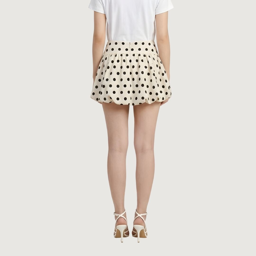 Polka Dot Bubble Skirt