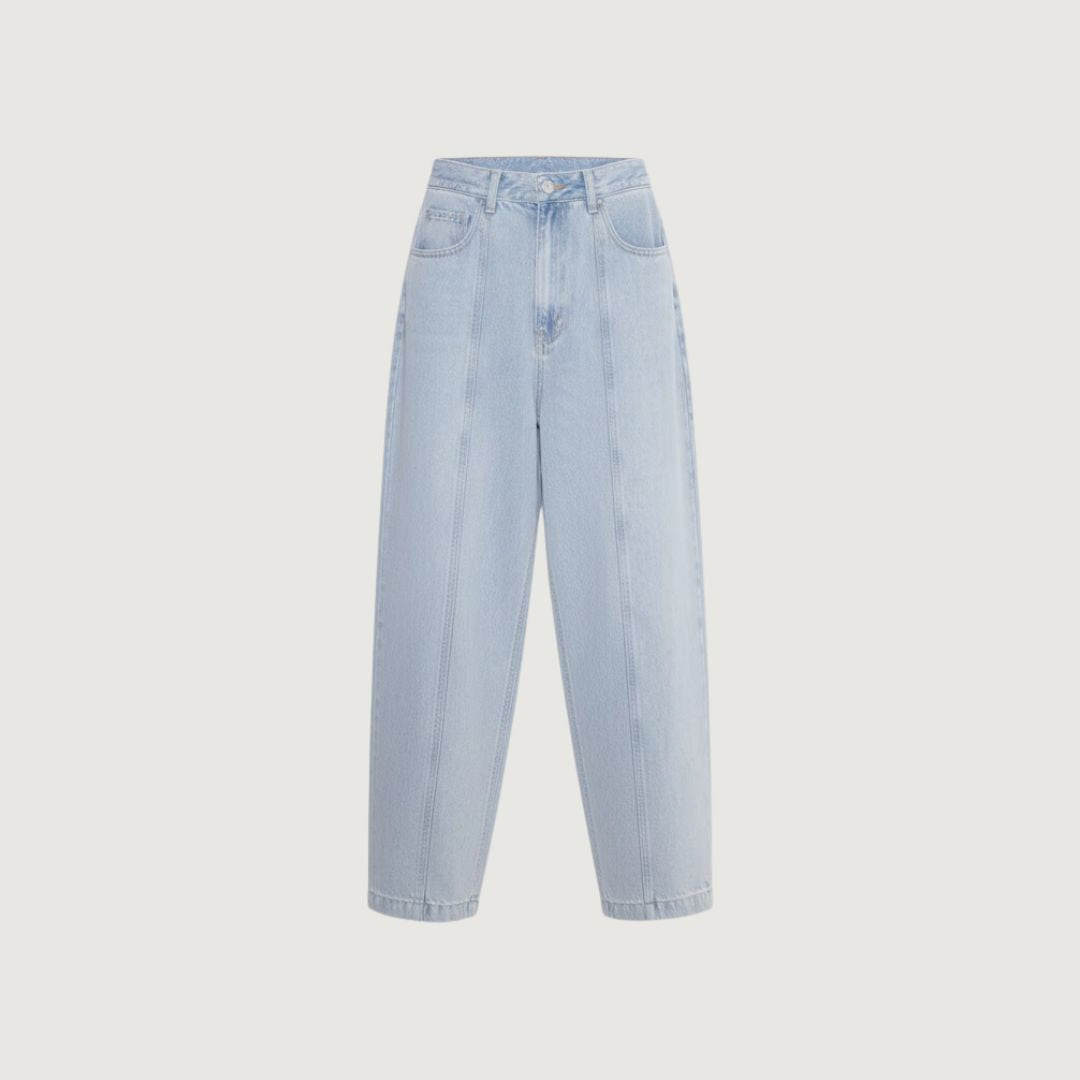 Barrel Jeans High Waisted Light