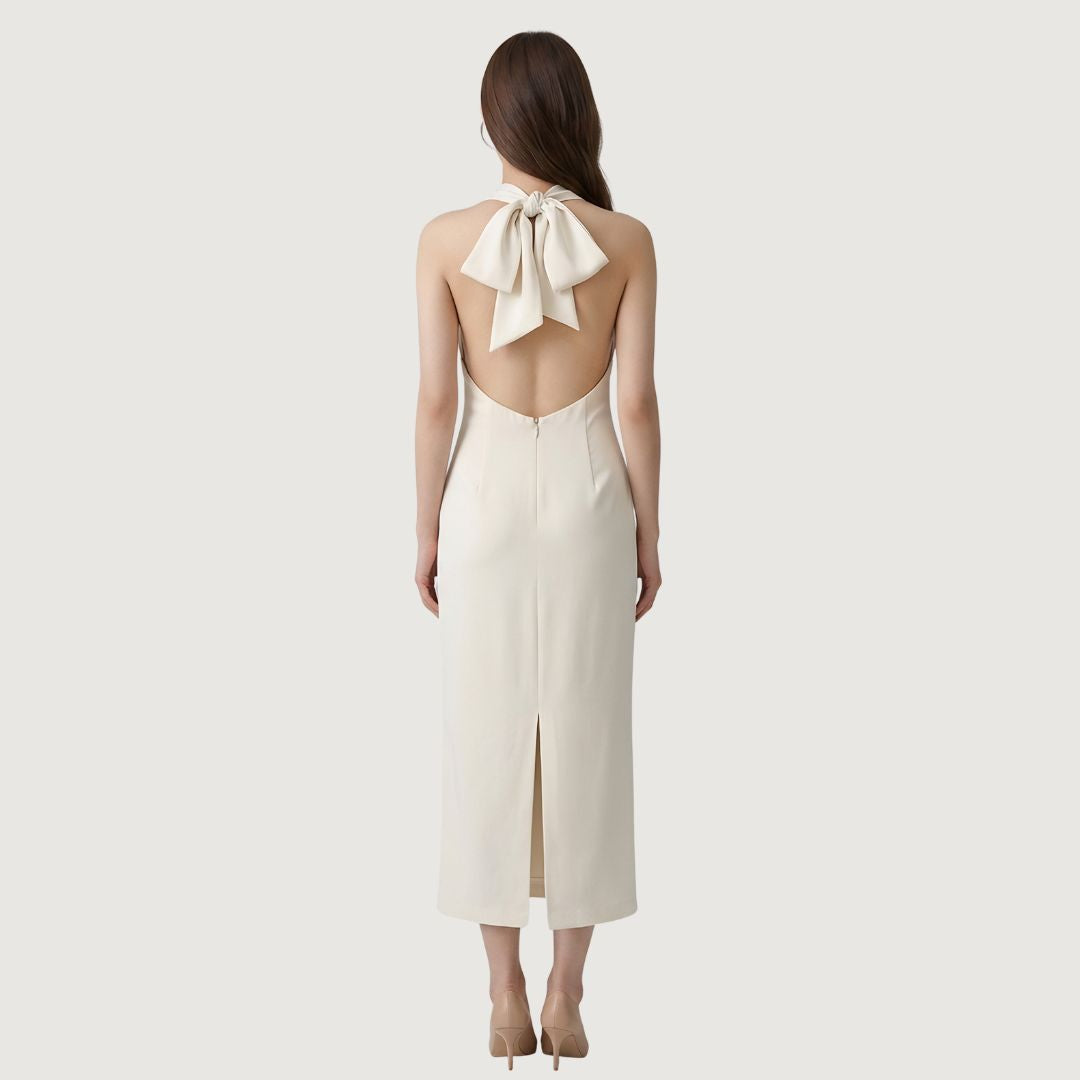 Sculpted Halter Maxi
