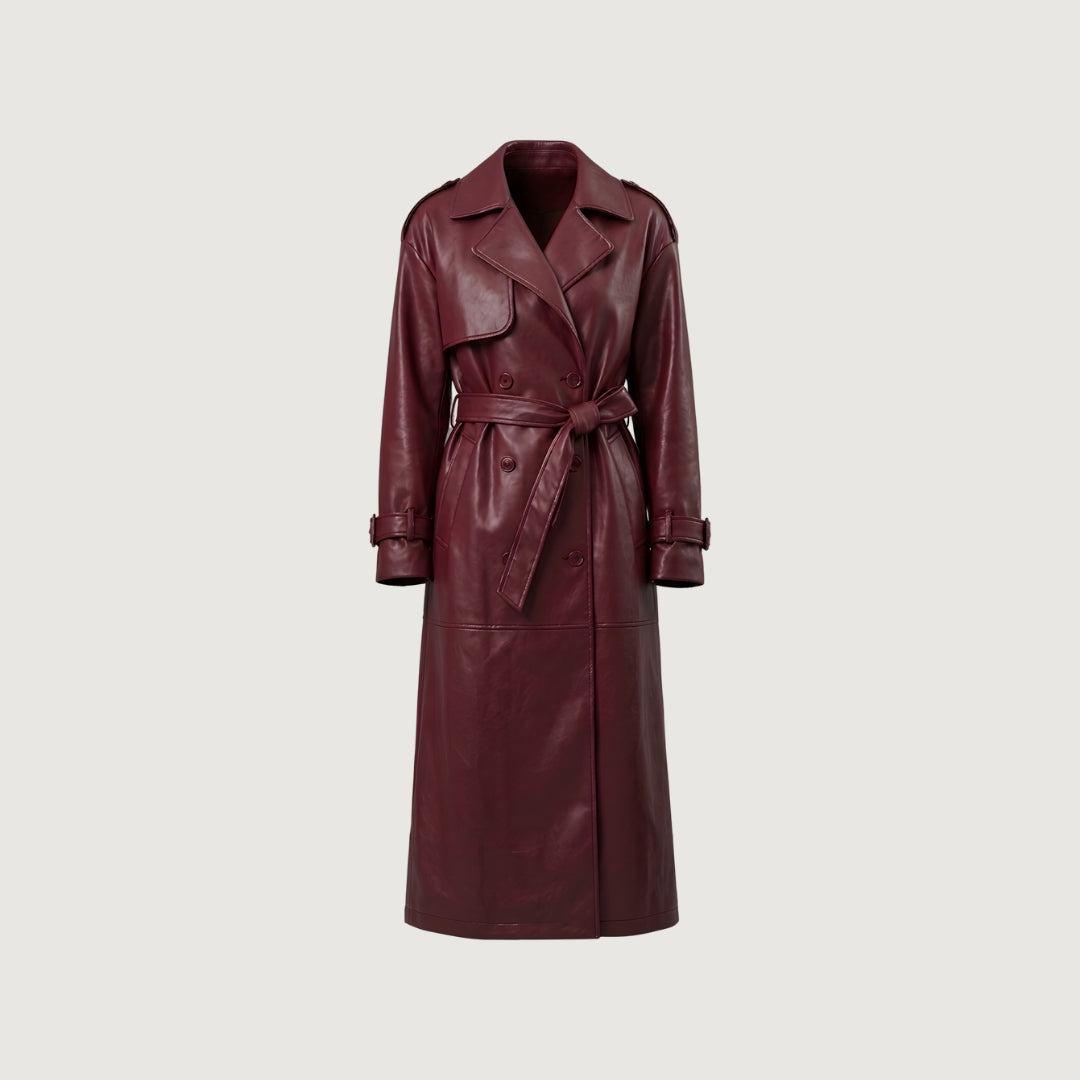 Crimson Lux Trench