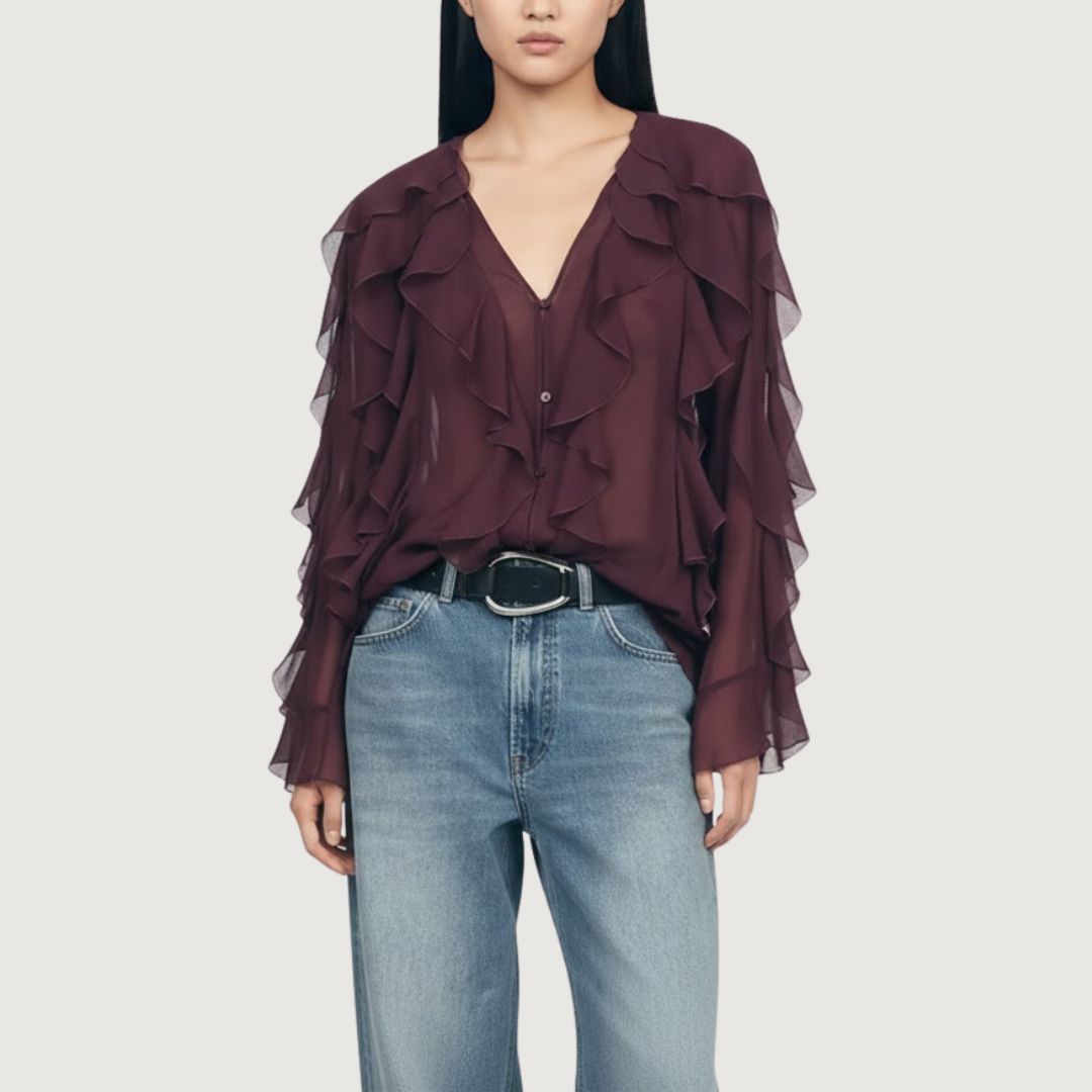 Blusa Burgundy Olanes