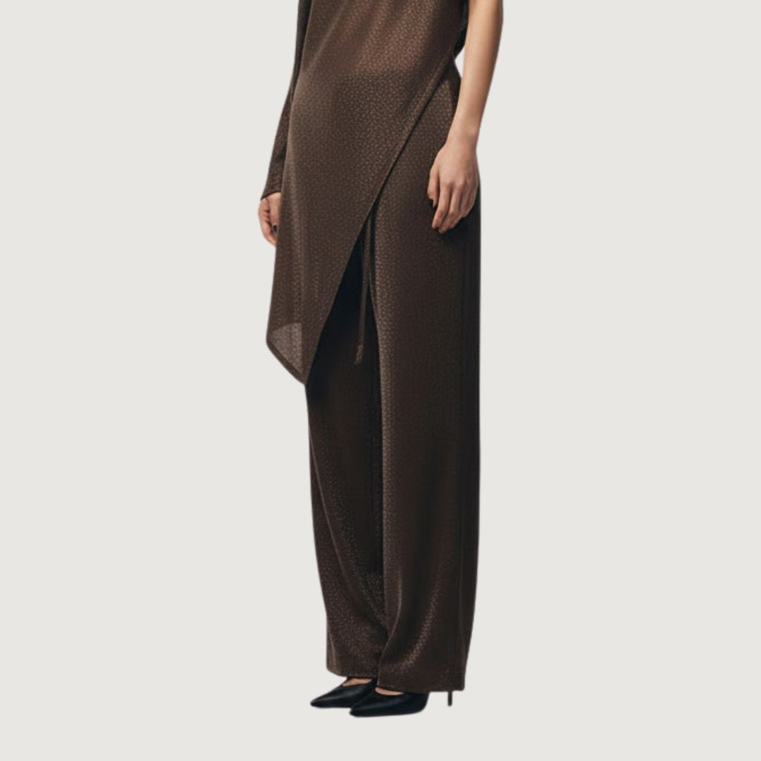 Pantalon Wide Mocha Glow