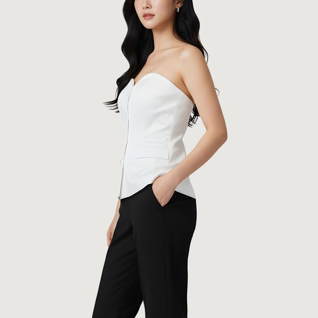 Top Corset Blanc