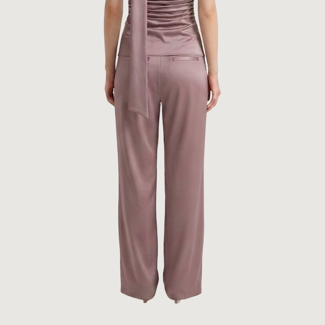 Dusty Rose Tailored Trousers