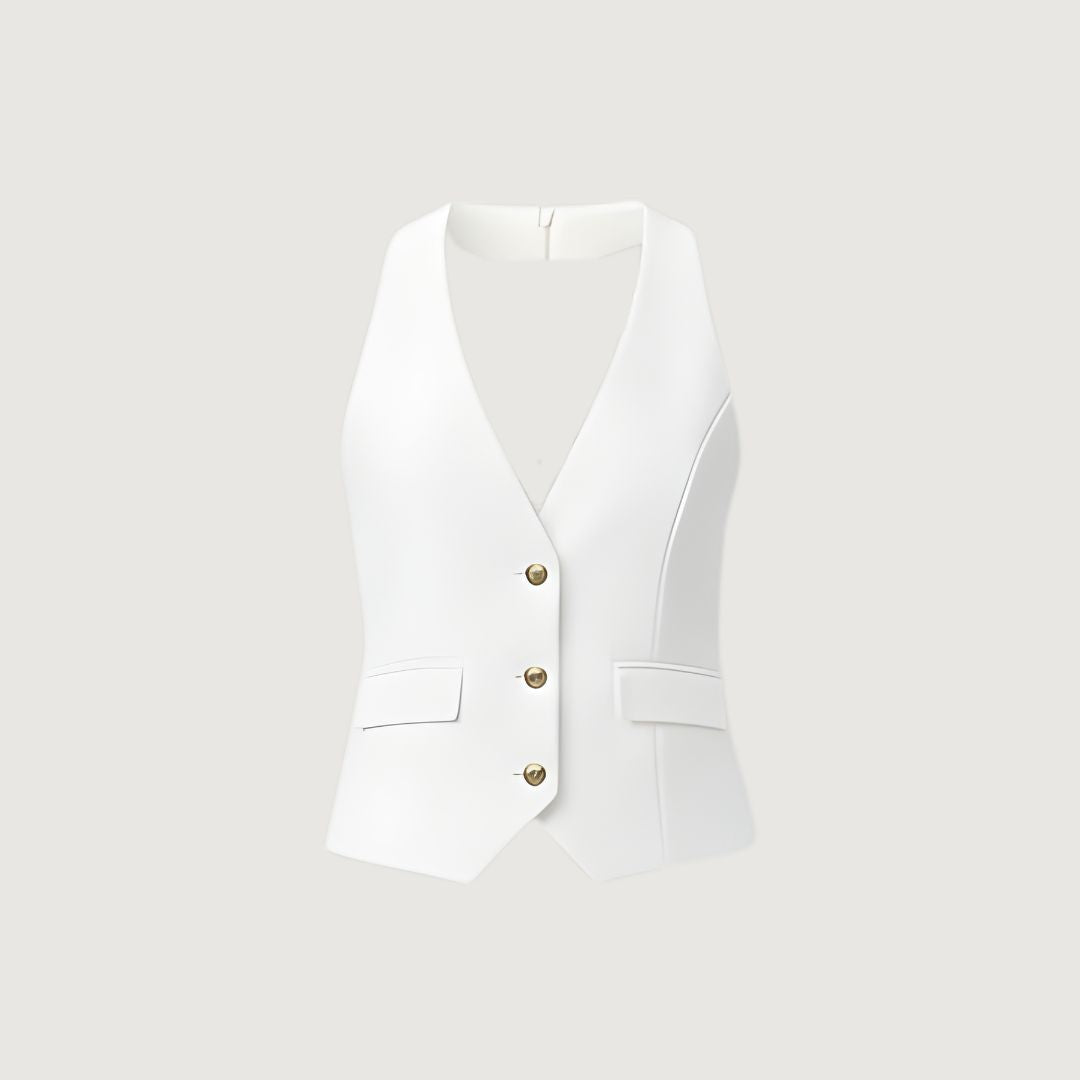 Chaleco Conjunto Formal Halter