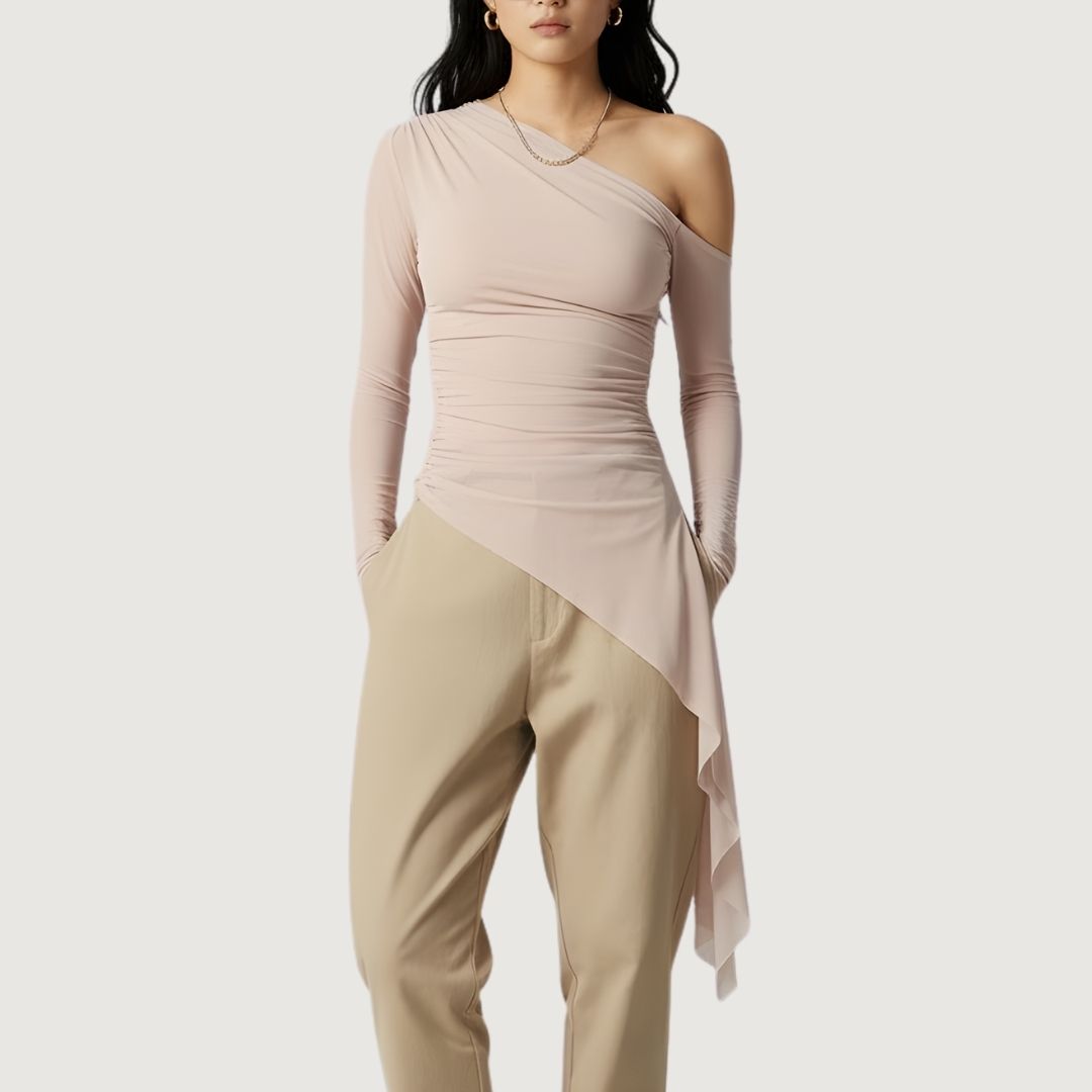 Blusa Asimétrica Tul