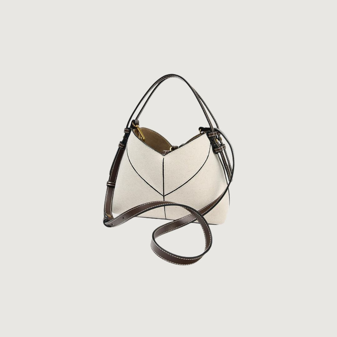 Bolso Baguette Estructurado Canvas