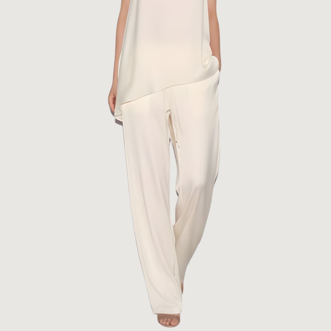 Pantalon Conjunto Halter Satinado