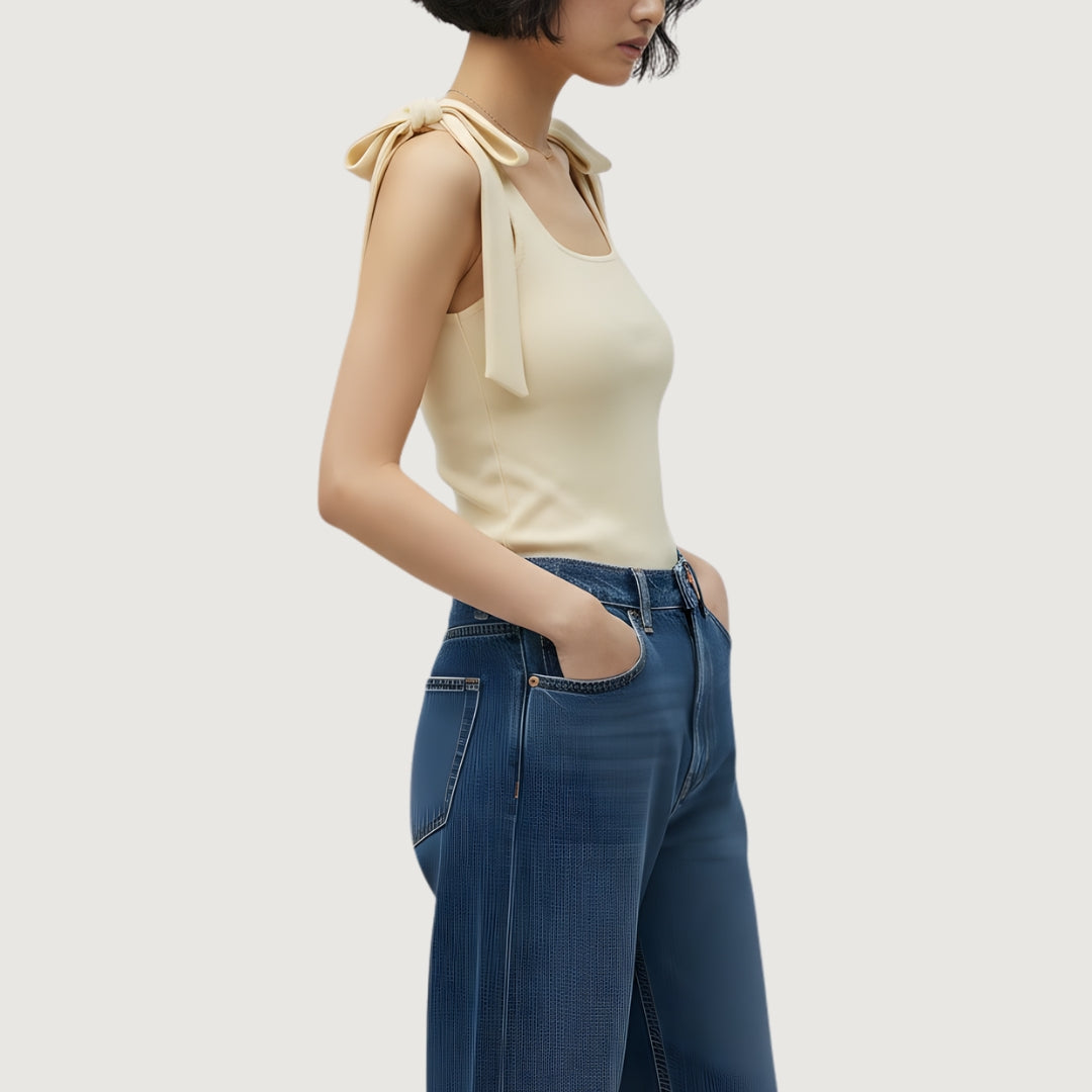 Blusa Moños en Hombros