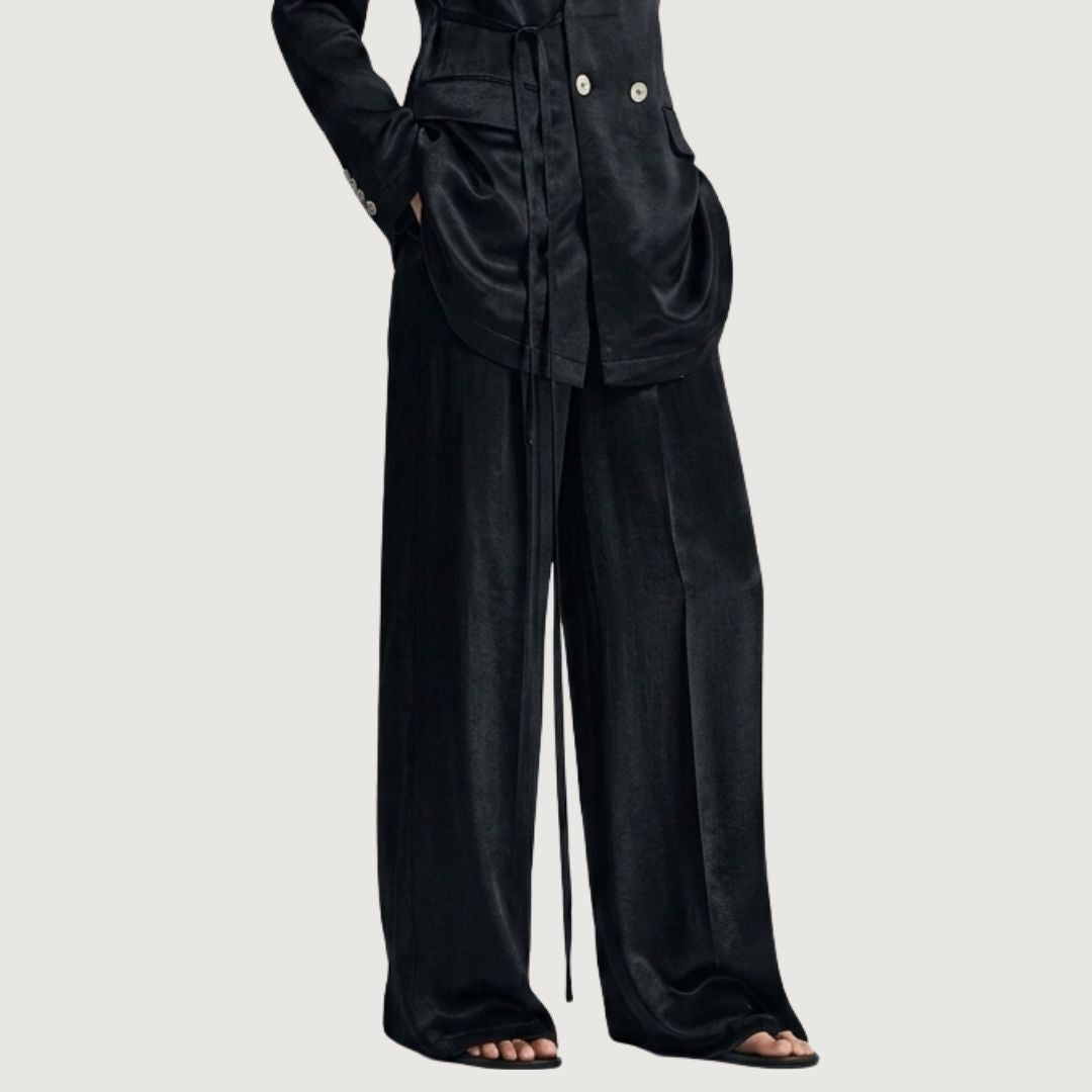 Pantalon Satin Tira Lateral