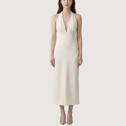 Sculpted Halter Maxi