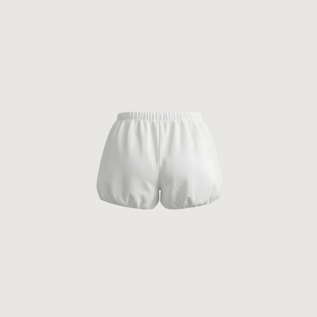 White Lounge Short