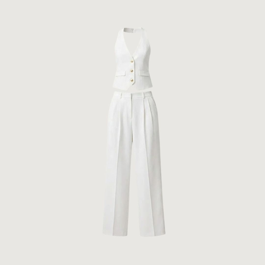 Pantalon Conjunto Formal Halter