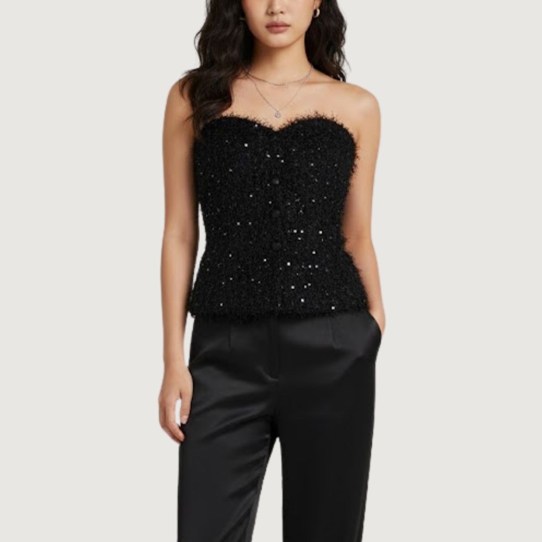 Sparkle Corset Noir