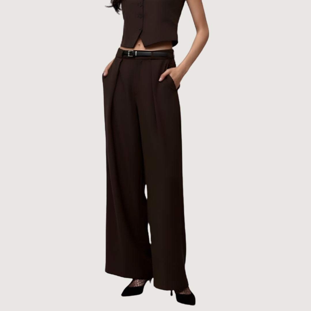 Pantalon Conjunto Formal Cafe