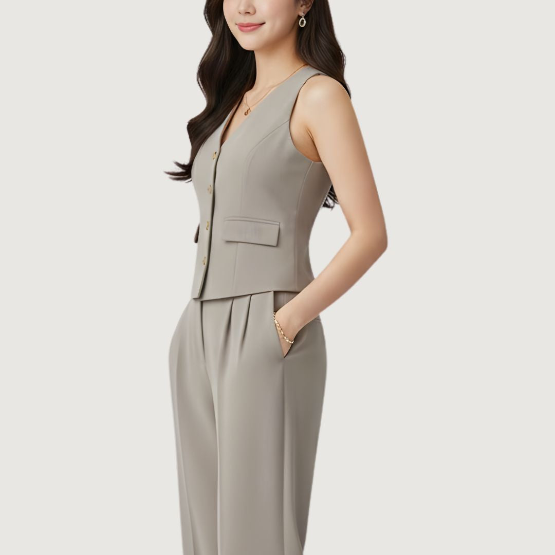 Chaleco Conjunto Formal Halter
