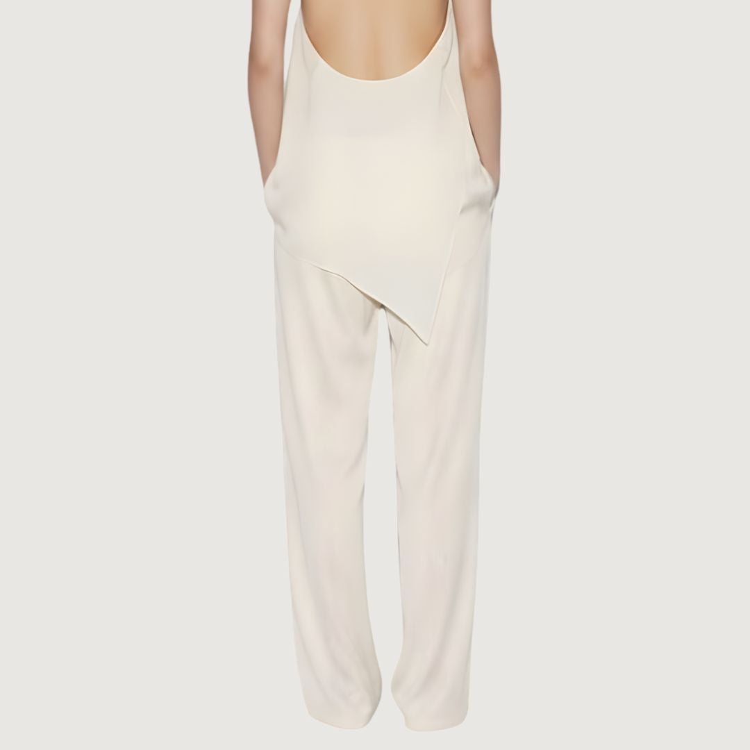 Pantalon Conjunto Halter Satinado