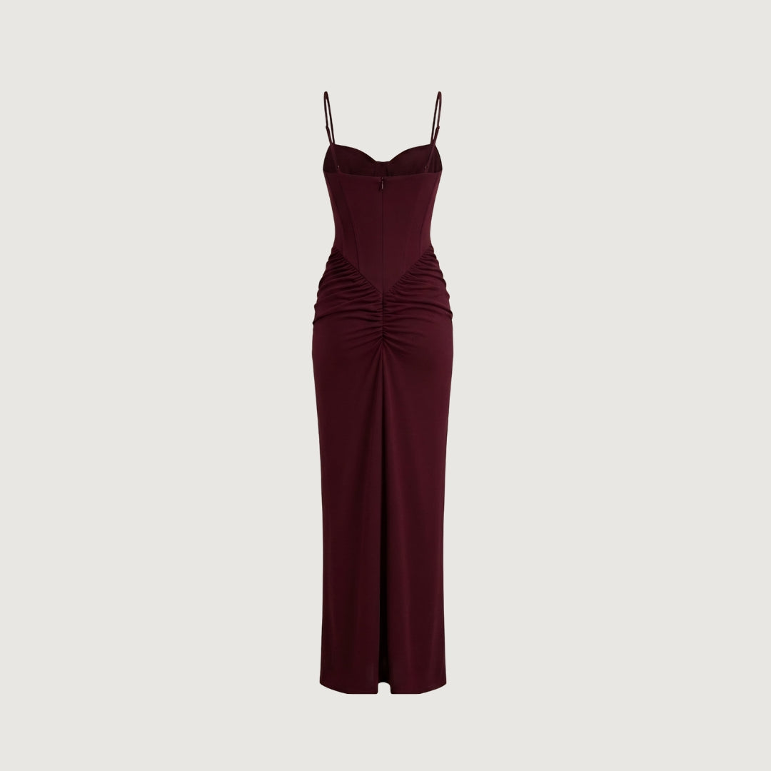 Crimson Hourglass Dress
