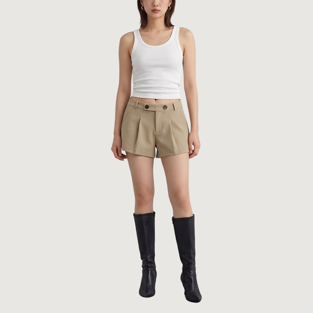 Gabardine Co-Ord Shorts