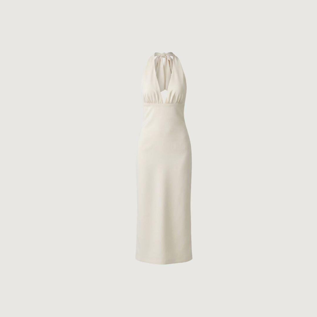 Sculpted Halter Maxi