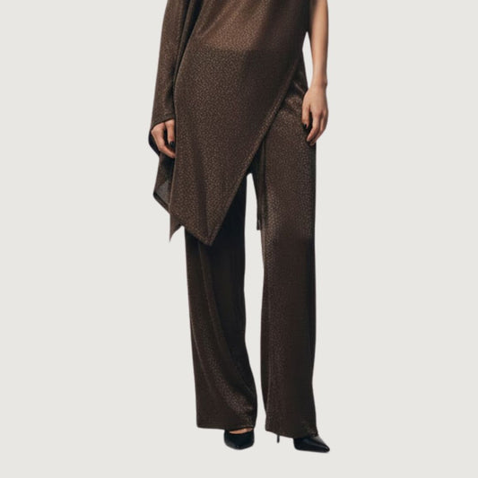 Pantalon Wide Mocha Glow
