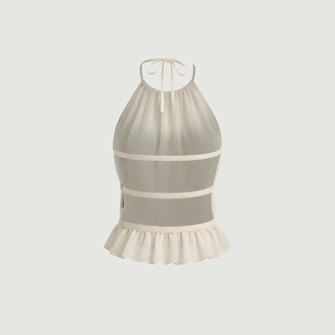 Ivory Breeze Halter Top