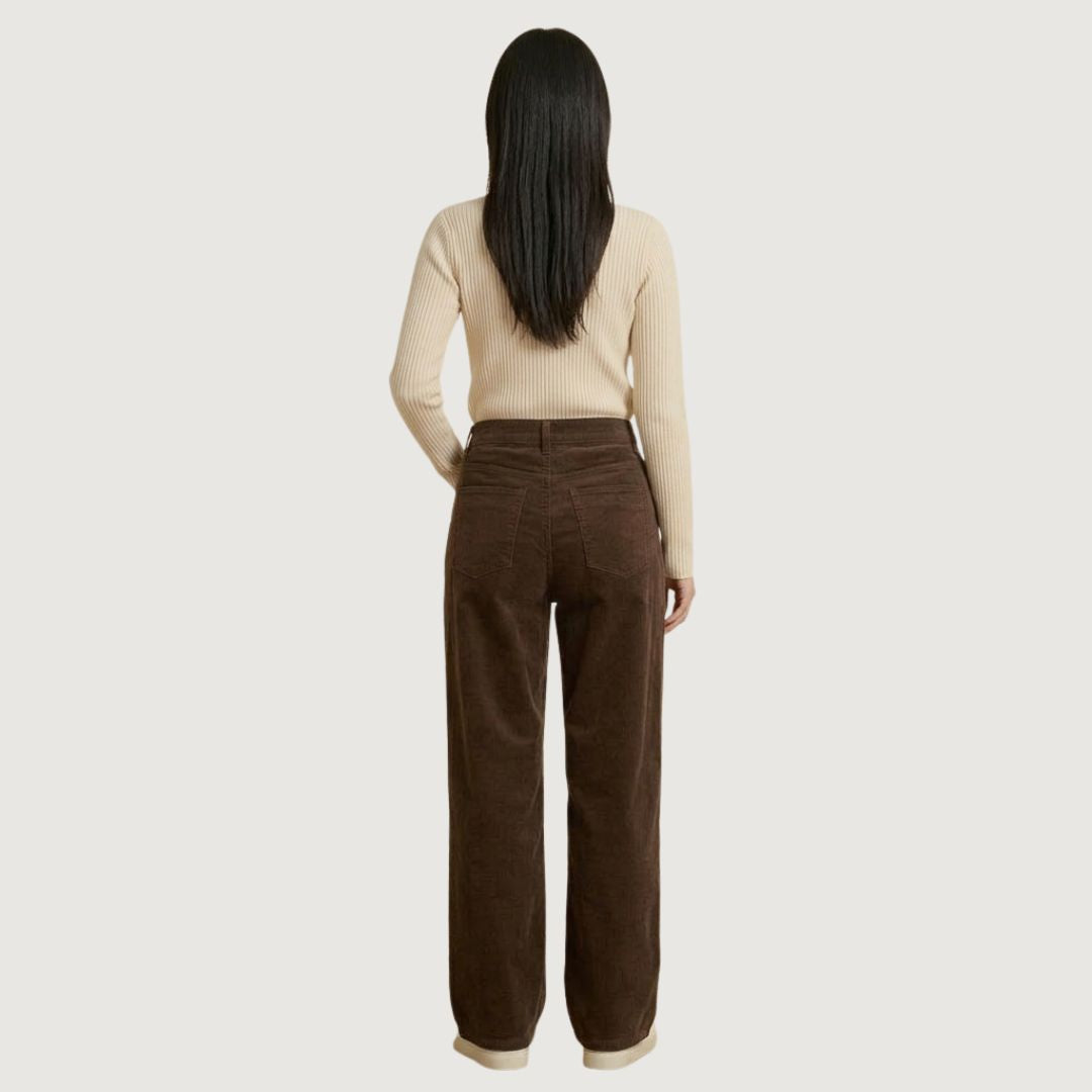 Brown Ease Pants